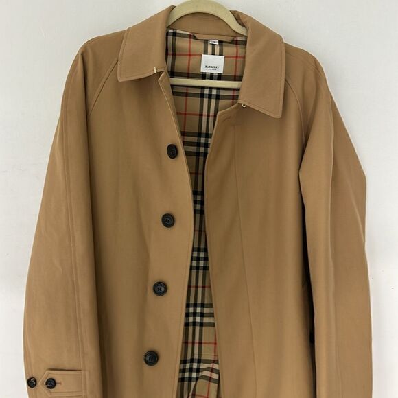 Burberry London Logo Tape Cotton Car Coat - Picture 10 of 16